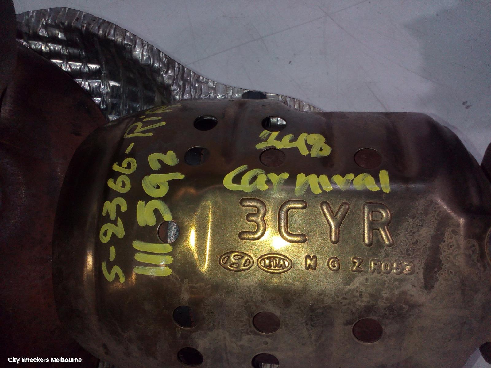 KIA CARNIVAL/GRAND CARNIVAL CATALYTIC CONVERTER, MANIFOLD-CAT TYPE, 3.3, PETROL, LH SIDE, YP, 02/2015 - 10/2020 - Image 3