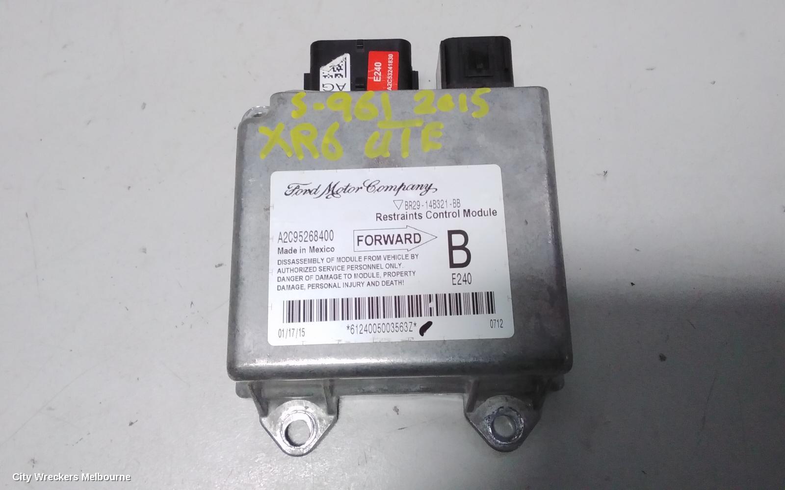 FORD FALCON AIRBAG MODULE/SENSOR, MODULE, UTE, FGX, 10/2014 - 12/2016 - Image 2