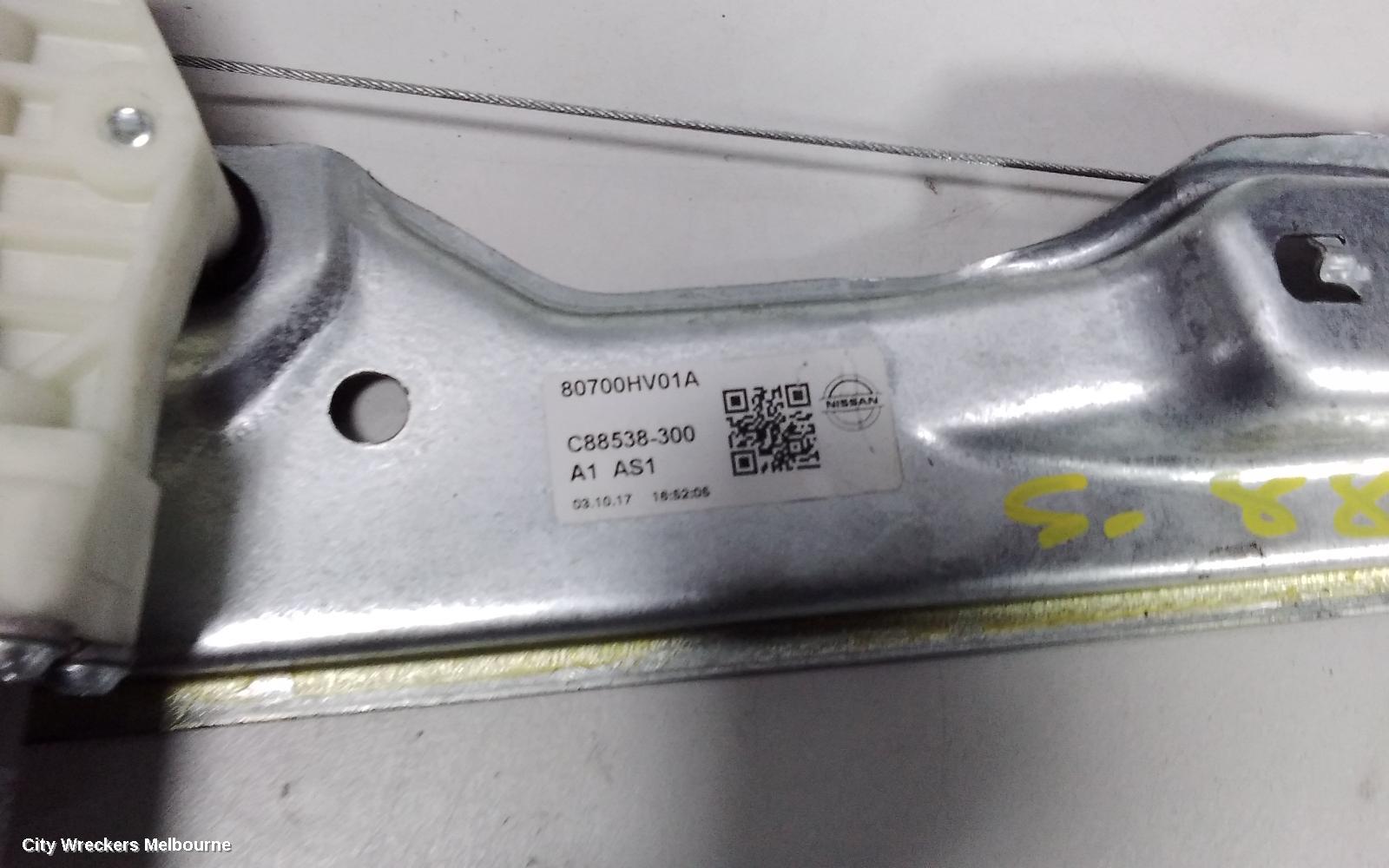 NISSAN QASHQAI RIGHT FRONT WINDOW REG/MOTOR, J11, 12/2013 - 07/2021 - Image 2