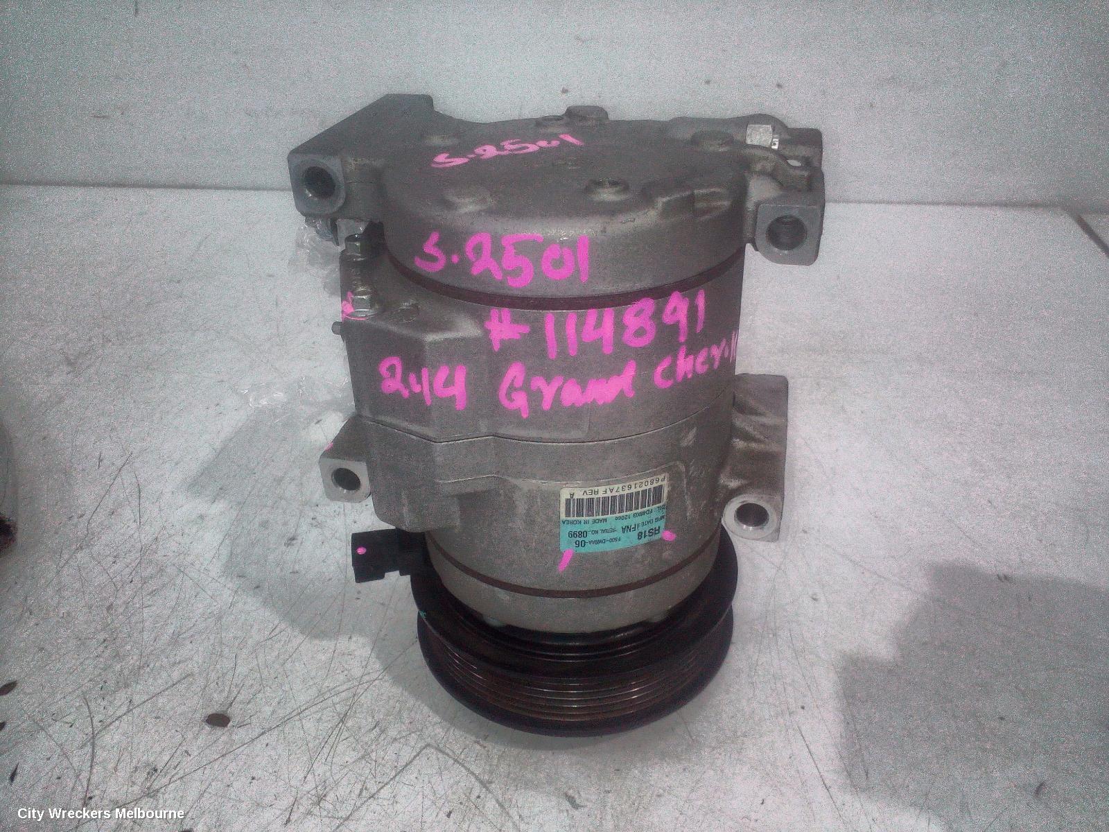 JEEP GRANDCHEROKEE A/C COMPRESSOR, WK, 3.6, PETROL, 04/2013 - 09/2016 - Image 1
