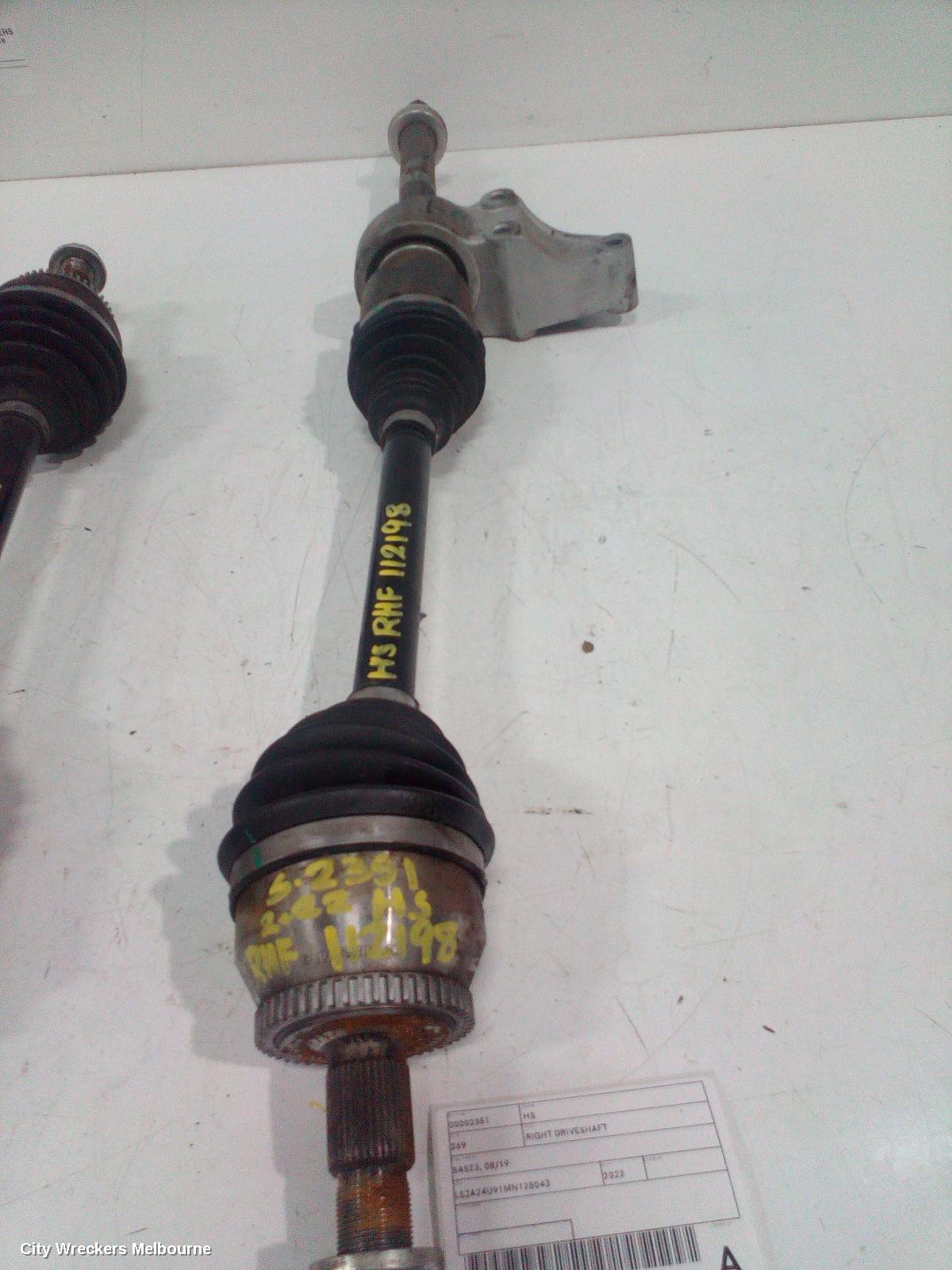 MG HS RIGHT DRIVESHAFT, SAS23, FRONT, 08/2019 ONWARDS - Image 1