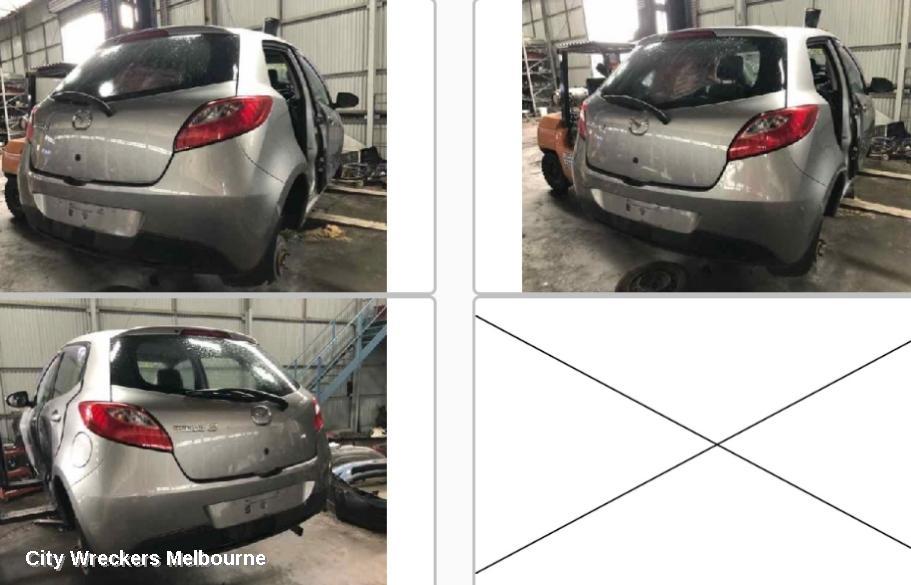 MAZDA 2 REAR BUMPER, DE SERIES, 5DR HATCH, NON PARK SENSORS, 09/2007 - 09/2014 - Image 1