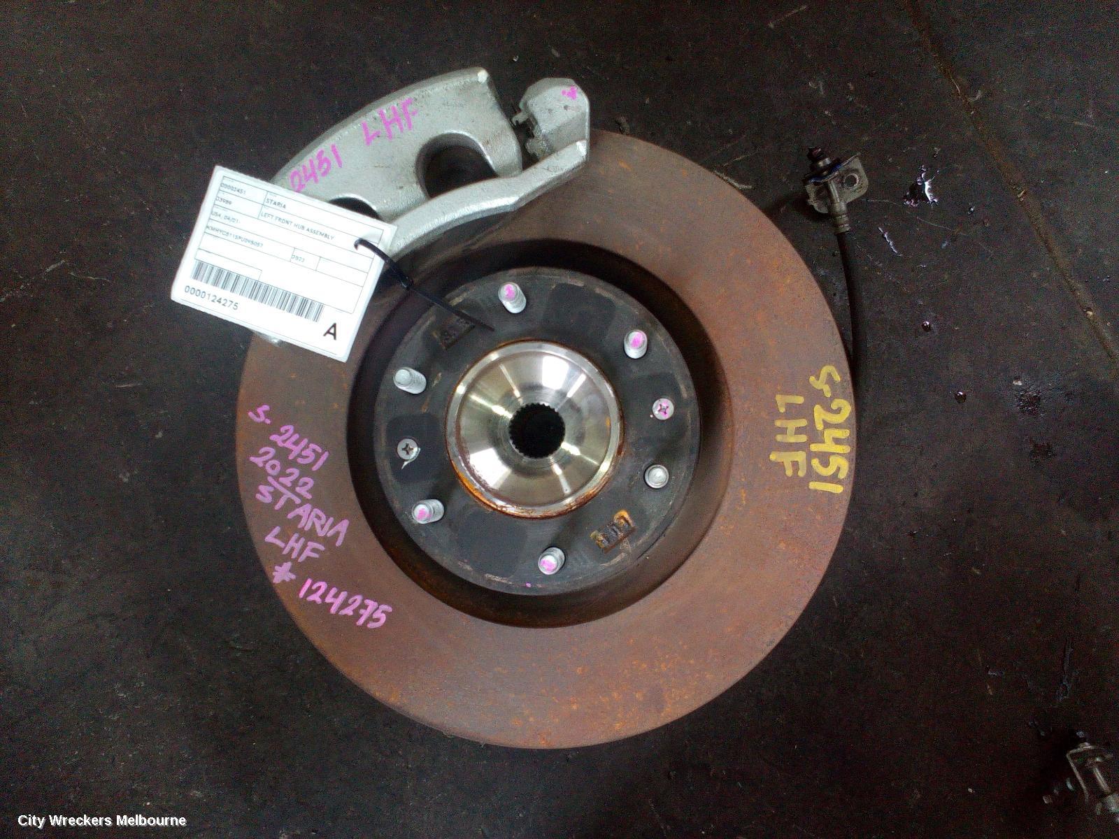 HYUNDAI STARIA LEFT FRONT HUB ASSEMBLY, US4, 04/2021 ONWARDS - Image 2