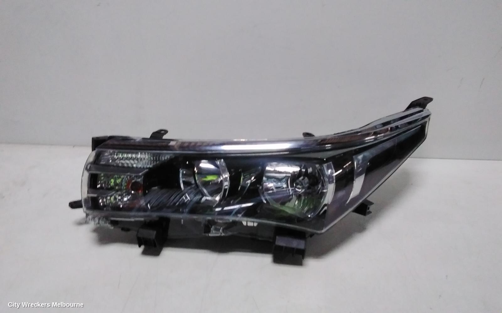 TOYOTA COROLLA LEFT HEADLAMP, ZRE172R, SEDAN, ASCENT/SX, HALOGEN TYPE, 12/2013 - 10/2016 - Image 1