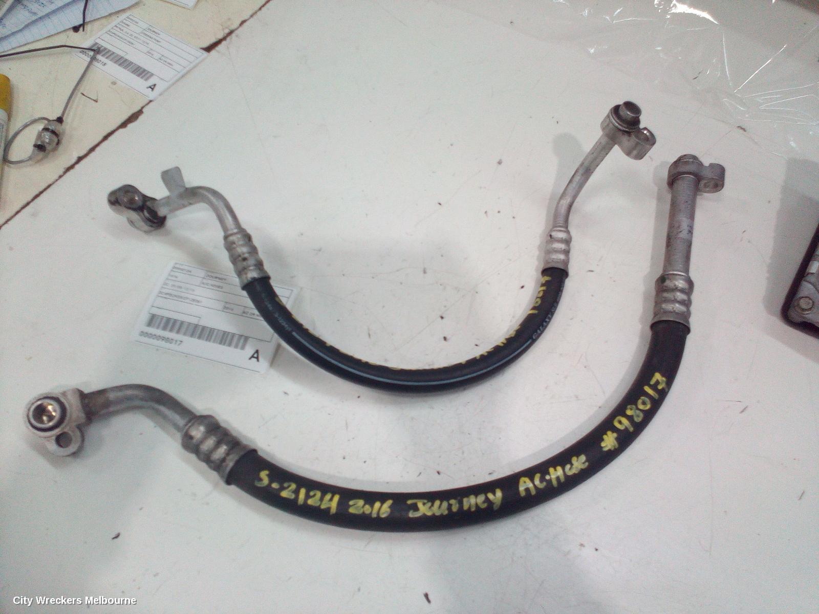 DODGE JOURNEY A/C HOSES, PETROL, 3.6, COMPRESSOR TO CONDENSER, JC, 07/2011 - 12/2016 - Image 2