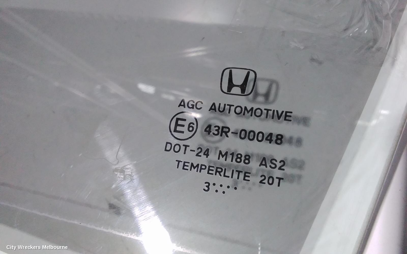 HONDA CIVIC LEFT REAR DOOR WINDOW, 9TH GEN, HATCH, 02/2012 - 04/2016 - Image 2