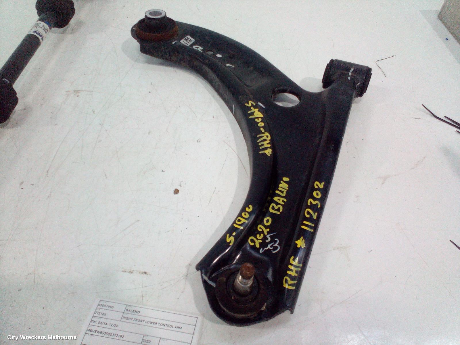 SUZUKI BALENO RIGHT FRONT LOWER CONTROL ARM, EW, 04/2016 - 12/2022 - Image 2