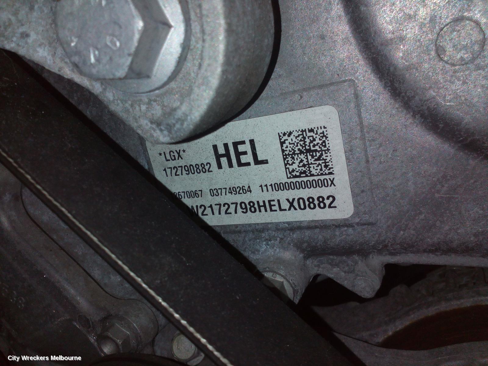 HOLDEN COMMODORE ENGINE, PETROL, 3.6, LGX, ZB, 10/2017 - 12/2020 - Image 1