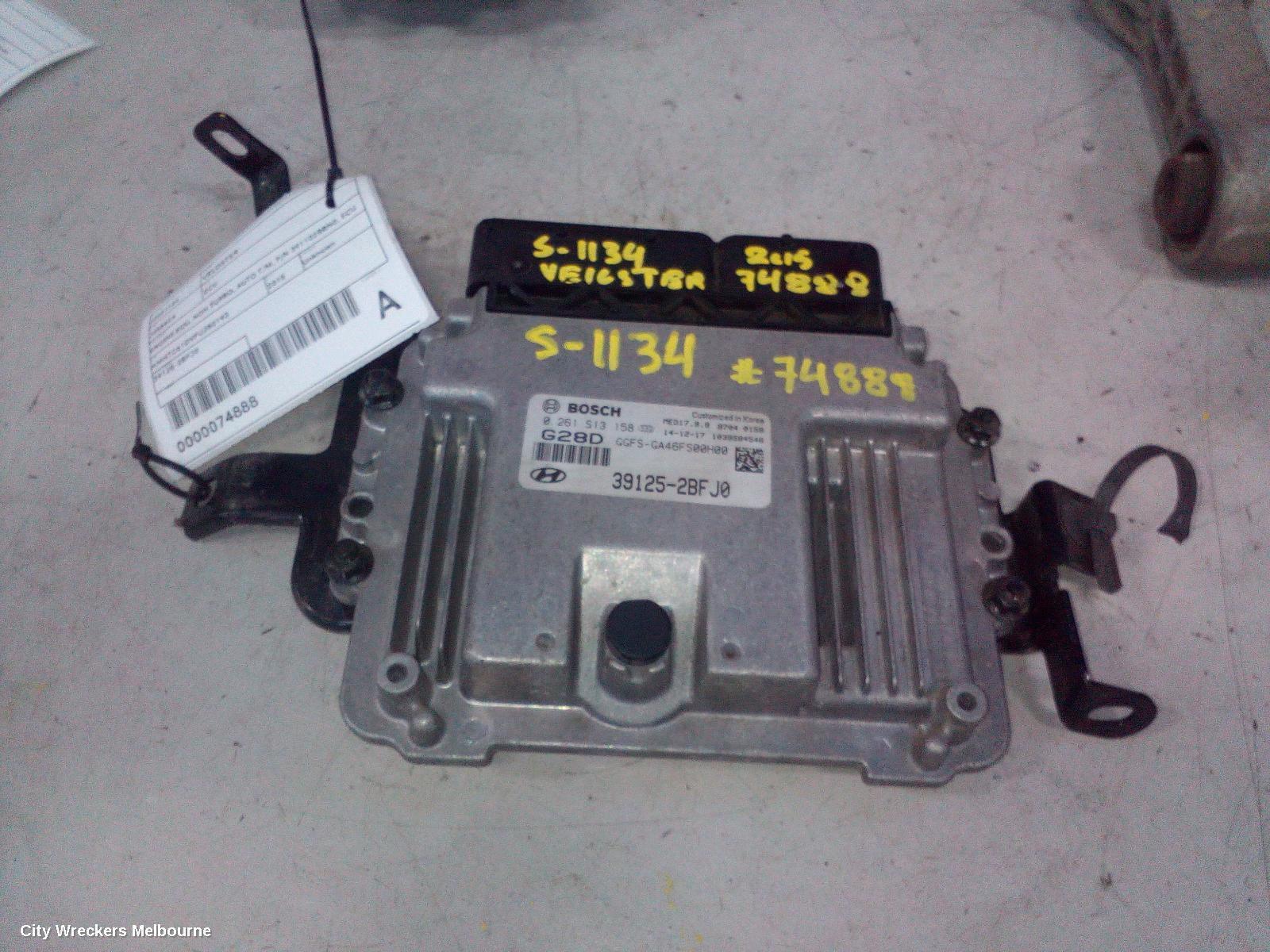 HYUNDAI VELOSTER ECU, ENGINE ECU, NON TURBO, AUTO T/M, P/N 391102BBN0, ECU ONLY, FS, 12/2011 - 02/2018 - Image 2
