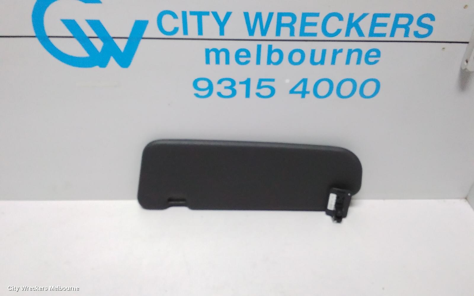 HOLDEN COMMODORE SUNVISOR, VE, LH SIDE, DARK GREY, 08/2006 - 04/2013 - Image 1