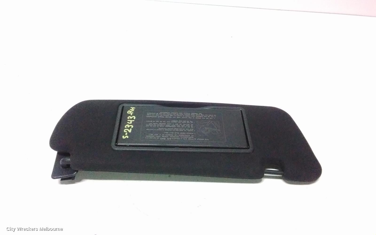 HOLDEN COMMODORE SUNVISOR, VE, RH SIDE, DARK GREY, 08/2006 - 05/2013 - Image 2