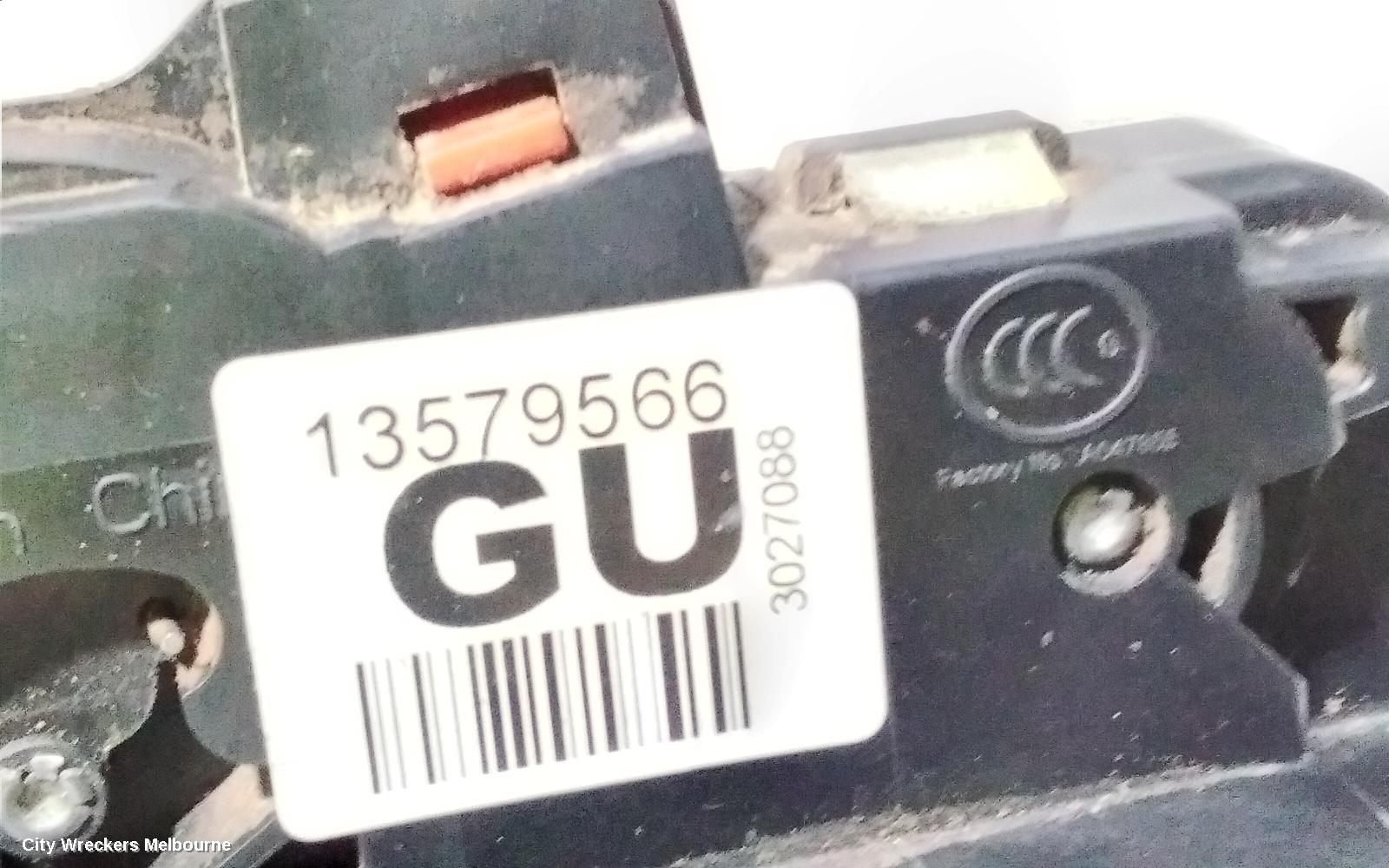 HOLDEN COMMODORE DOOR/BOOT/GATE LOCK, RIGHT REAR DOOR LOCK, VF, 05/2013 - 12/2017 - Image 2