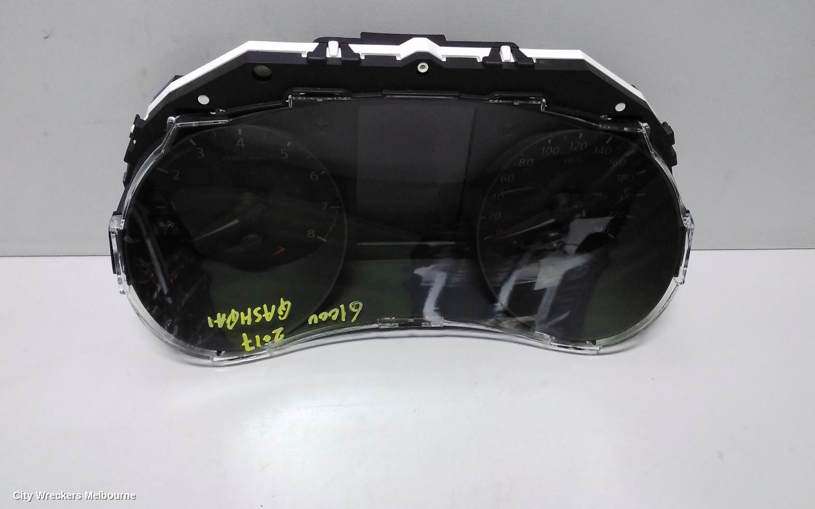 NISSAN QASHQAI INSTRUMENT CLUSTER, PETROL, AUTO T/M, J11, 06/2014 ONWARDS - Image 2