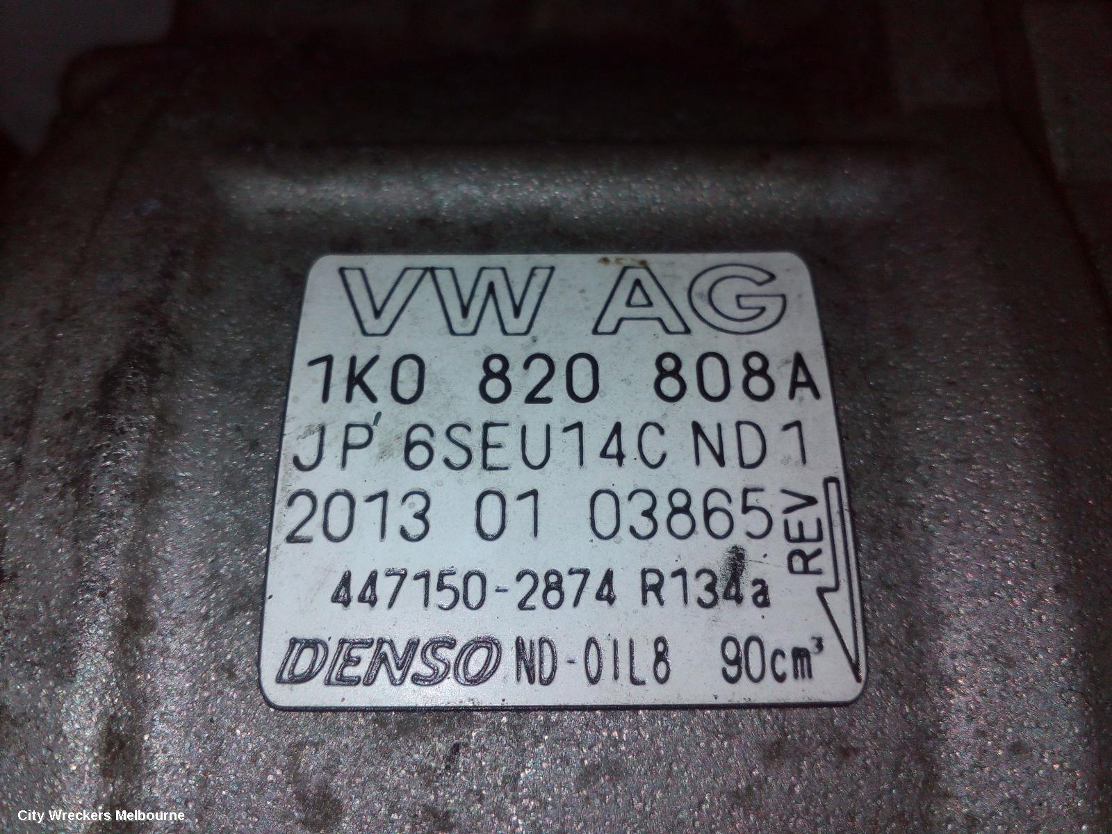AUDI Q3 A/C COMPRESSOR, 8U, 2.0, TURBO PETROL, 03/2012 - 12/2018 - Image 3