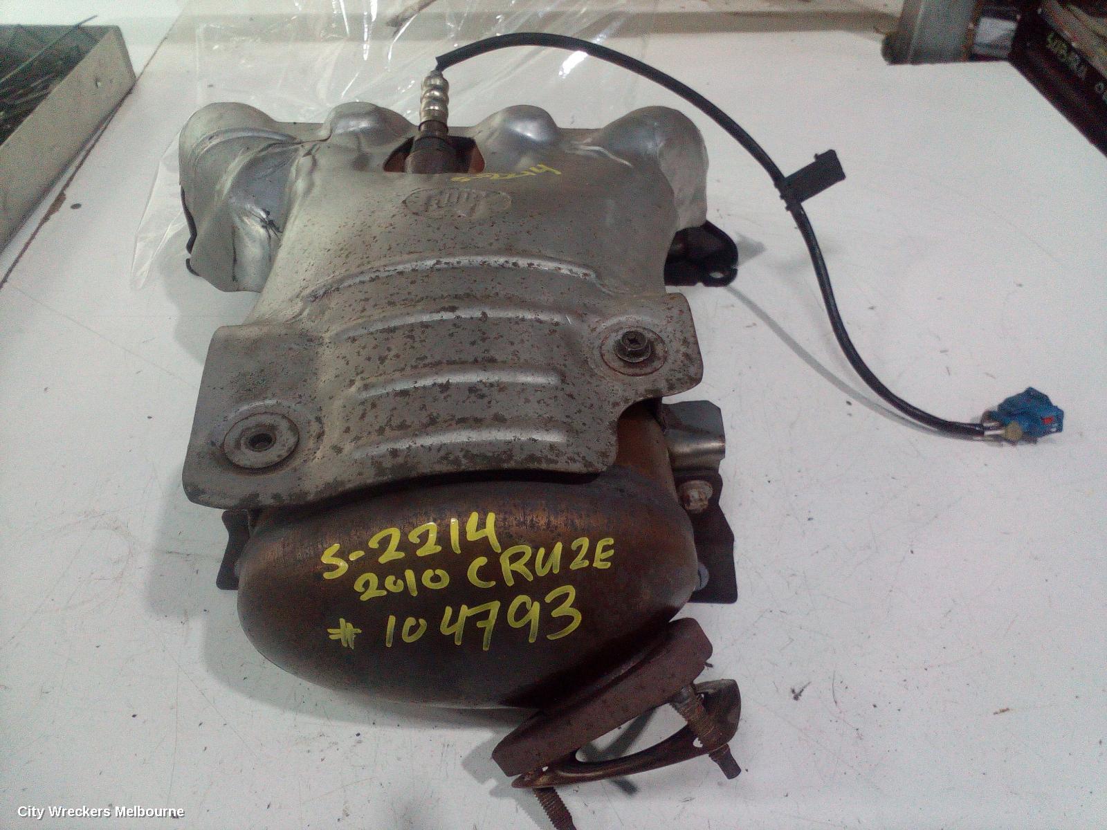 HOLDEN CRUZE CATALYTIC CONVERTER, MANIFOLD-CAT TYPE, 1.8, PETROL, JG, 03/2009 - 02/2011 - Image 2