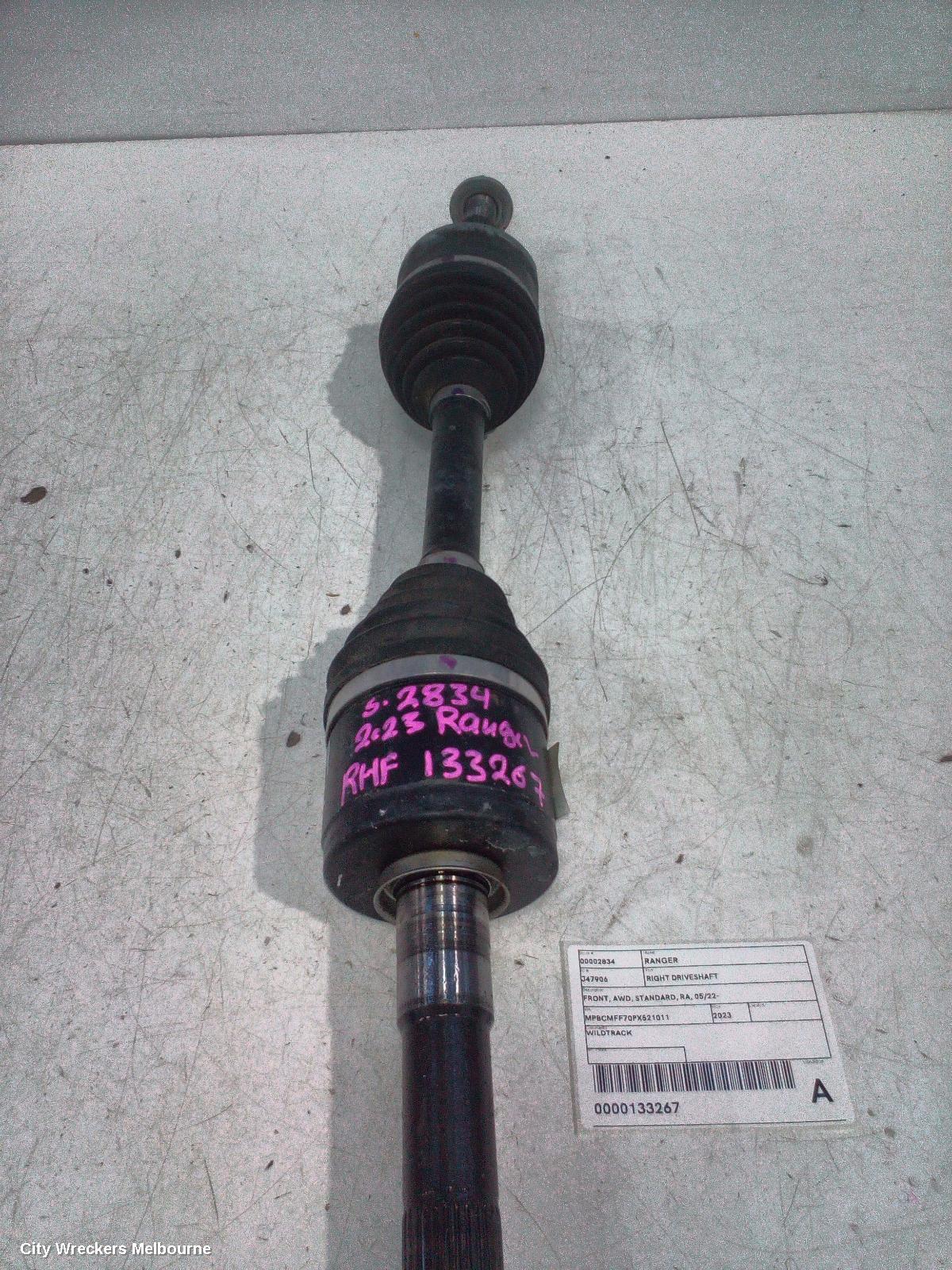 FORD RANGER RIGHT DRIVESHAFT, FRONT, AWD, STANDARD, RA, 05/2022 ONWARDS - Image 1