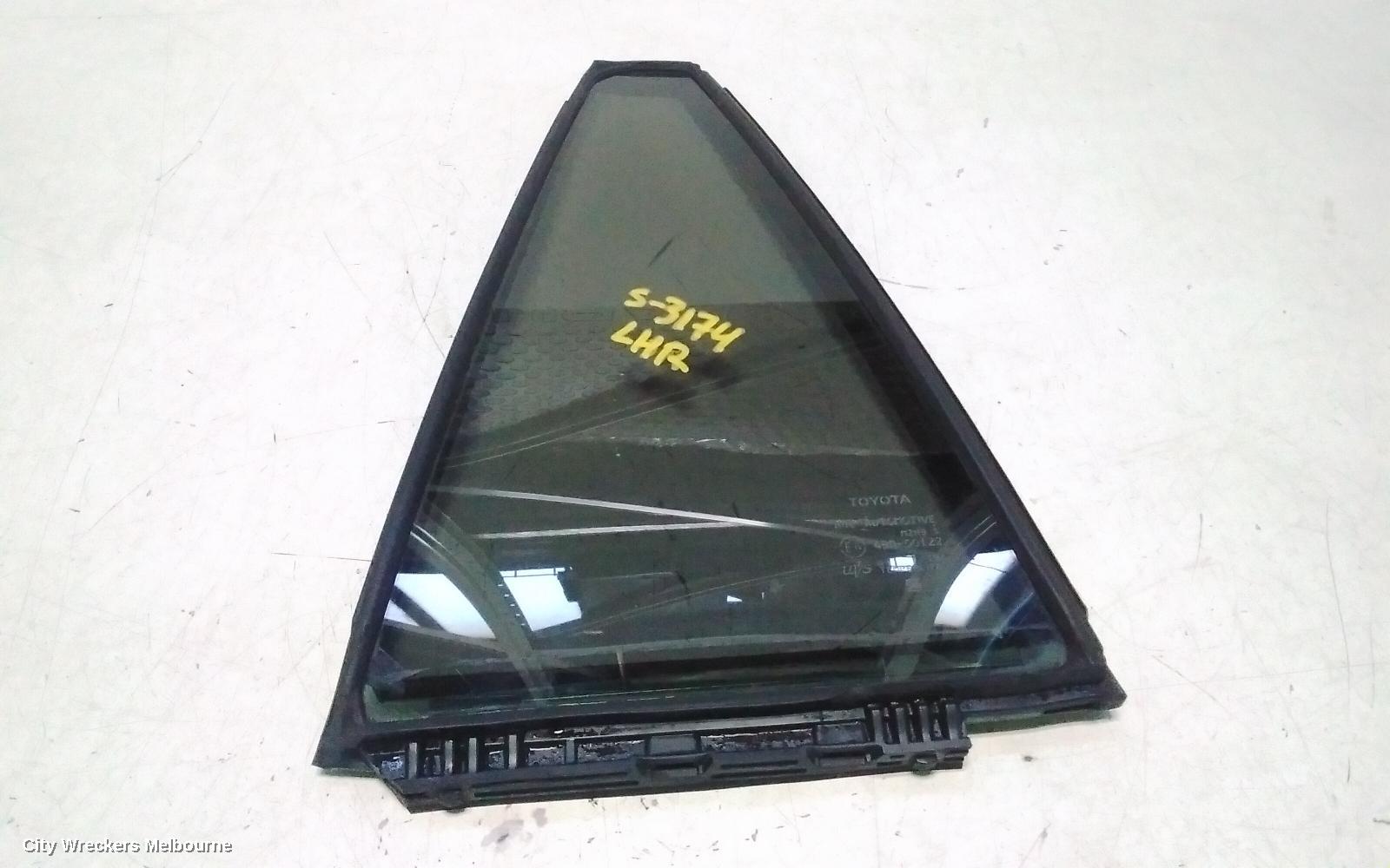 TOYOTA RAV4 LEFT REAR 1/4 DOOR GLASS, XA50, 11/2018 - 12/2025 - Image 2