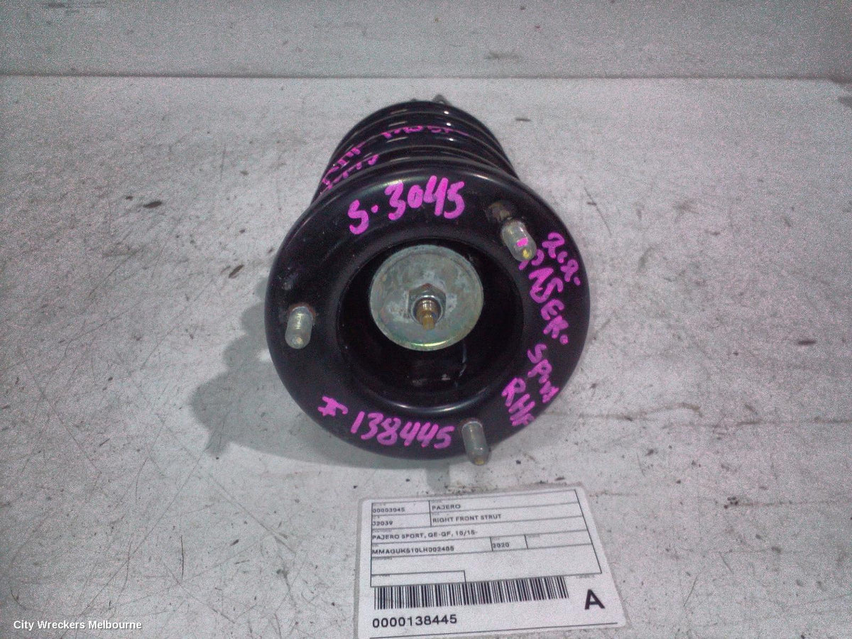 MITSUBISHI PAJERO RIGHT FRONT STRUT, PAJERO SPORT, QE-QF, 10/2015 ONWARDS - Image 1