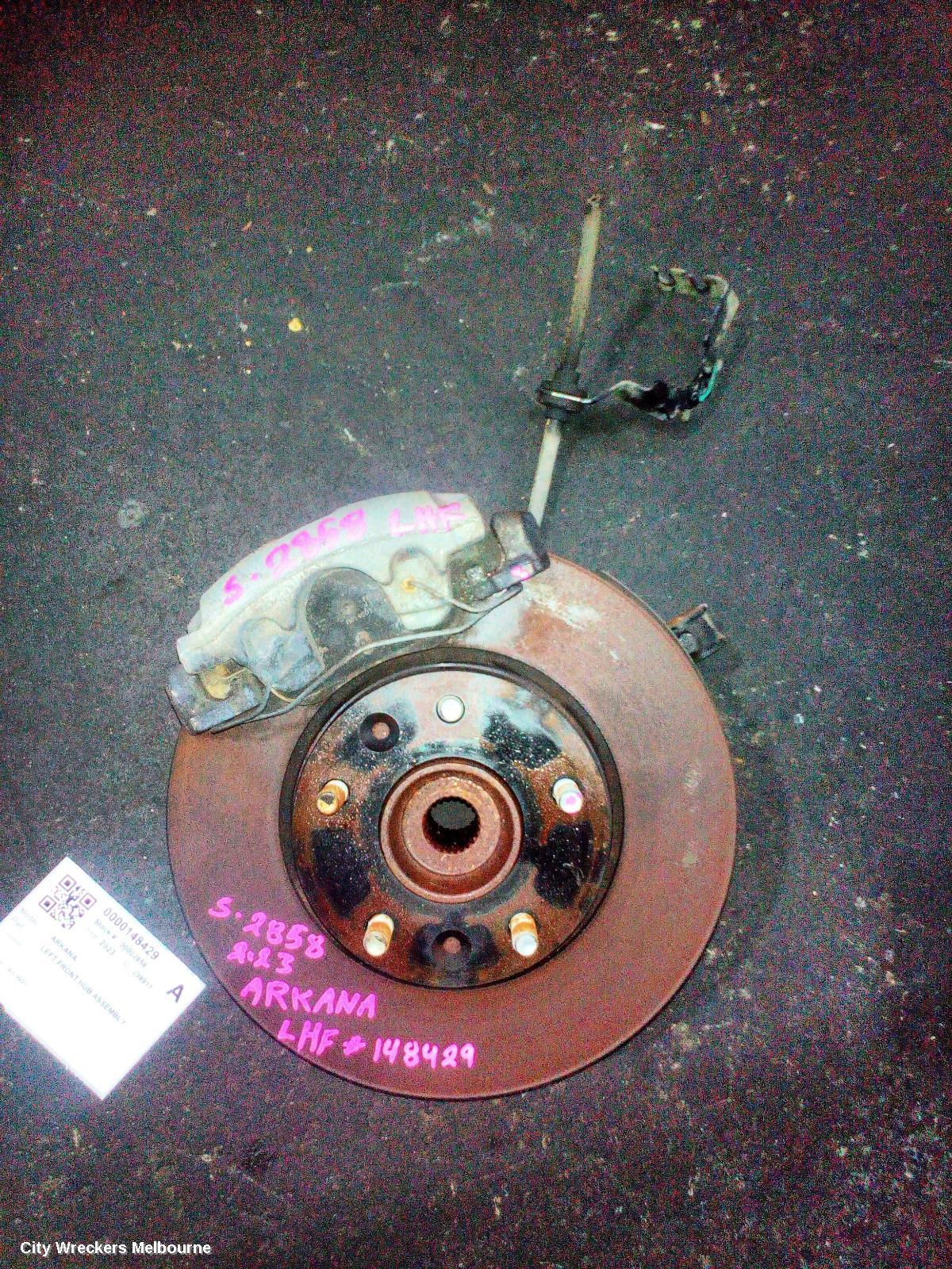 RENAULT ARKANA LEFT FRONT HUB ASSEMBLY, JL1, 05/2021 ONWARDS - Image 2
