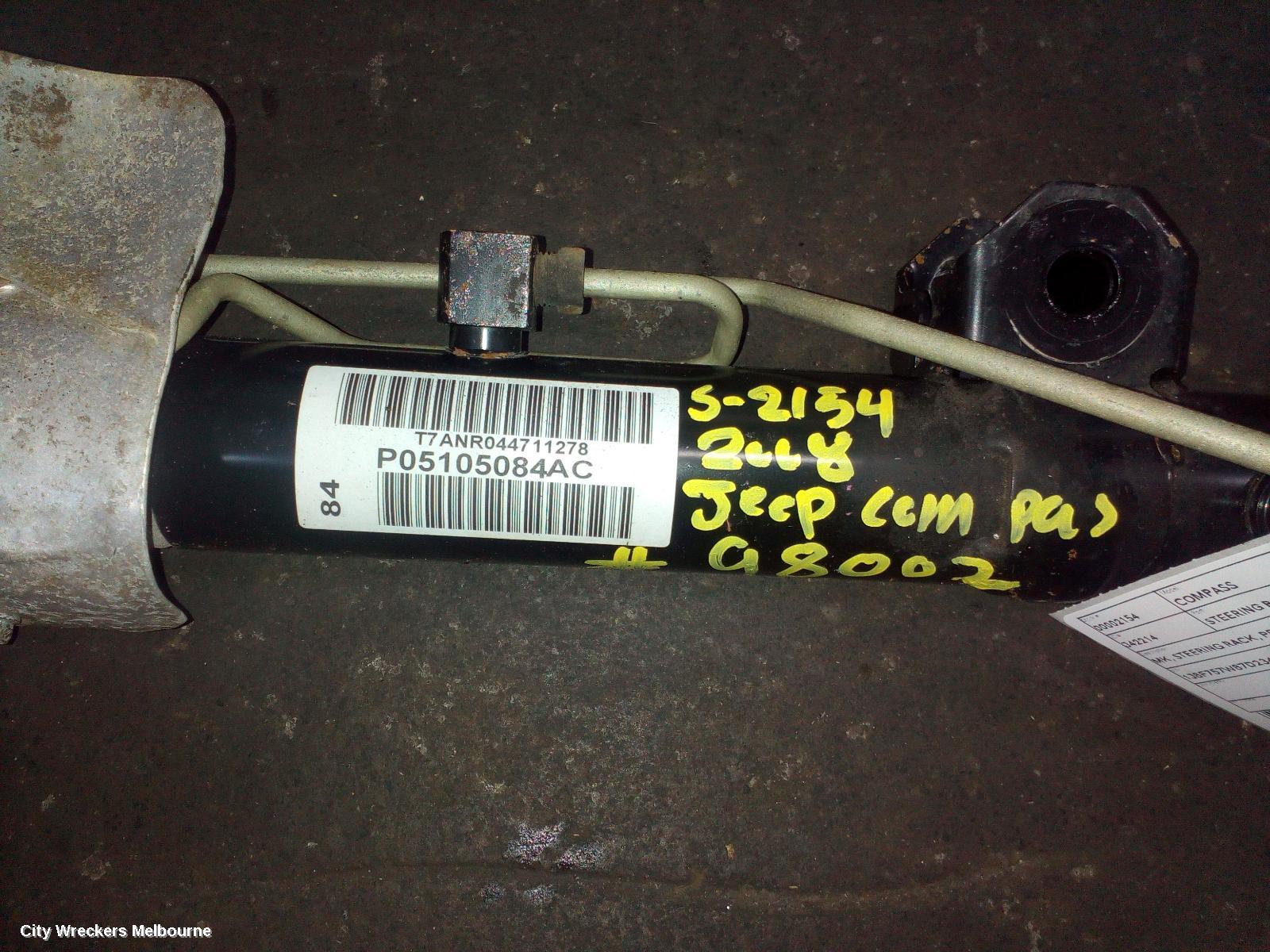 JEEP COMPASS STEERING BOX/RACK, MK, STEERING RACK, PETROL, 03/2007 - 12/2008 - Image 2