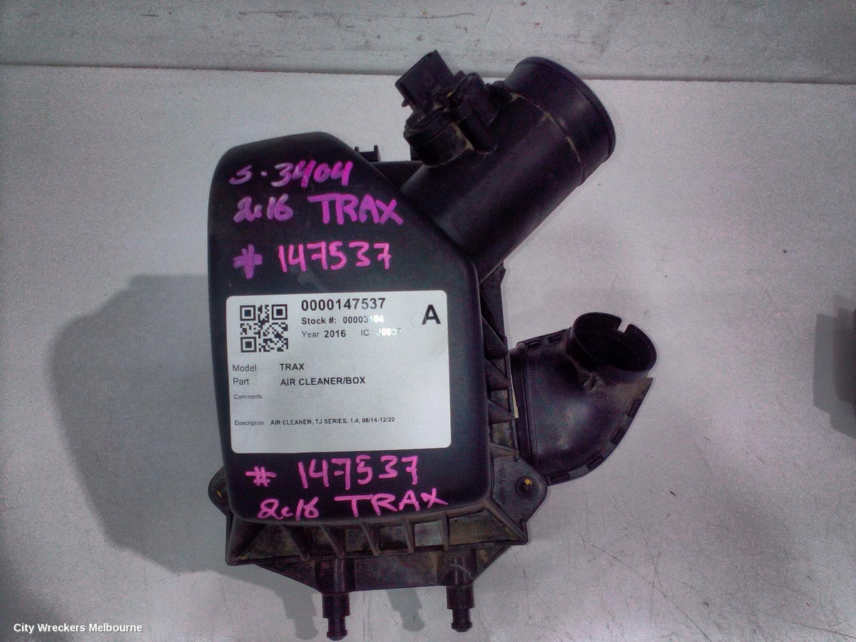 HOLDEN TRAX AIR CLEANER/BOX, AIR CLEANER, TJ SERIES, 1.4, 08/2014 - 12/2020 - Image 2