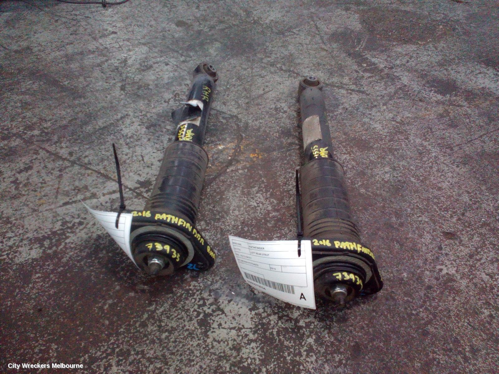 NISSAN PATHFINDER LEFT REAR STRUT, R52, 06/2013 - 04/2021 - Image 2