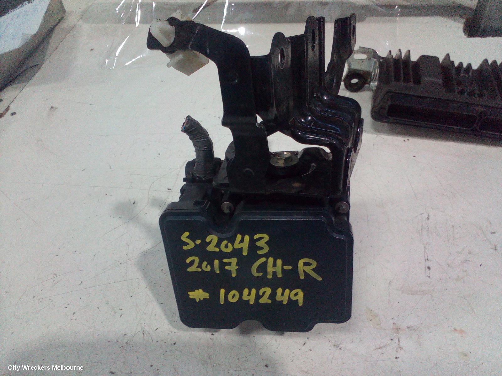 TOYOTA C-HR ABS PUMP/MODULATOR, GEN 1, NON HYBRID TYPE, 12/2016 ONWARDS - Image 1