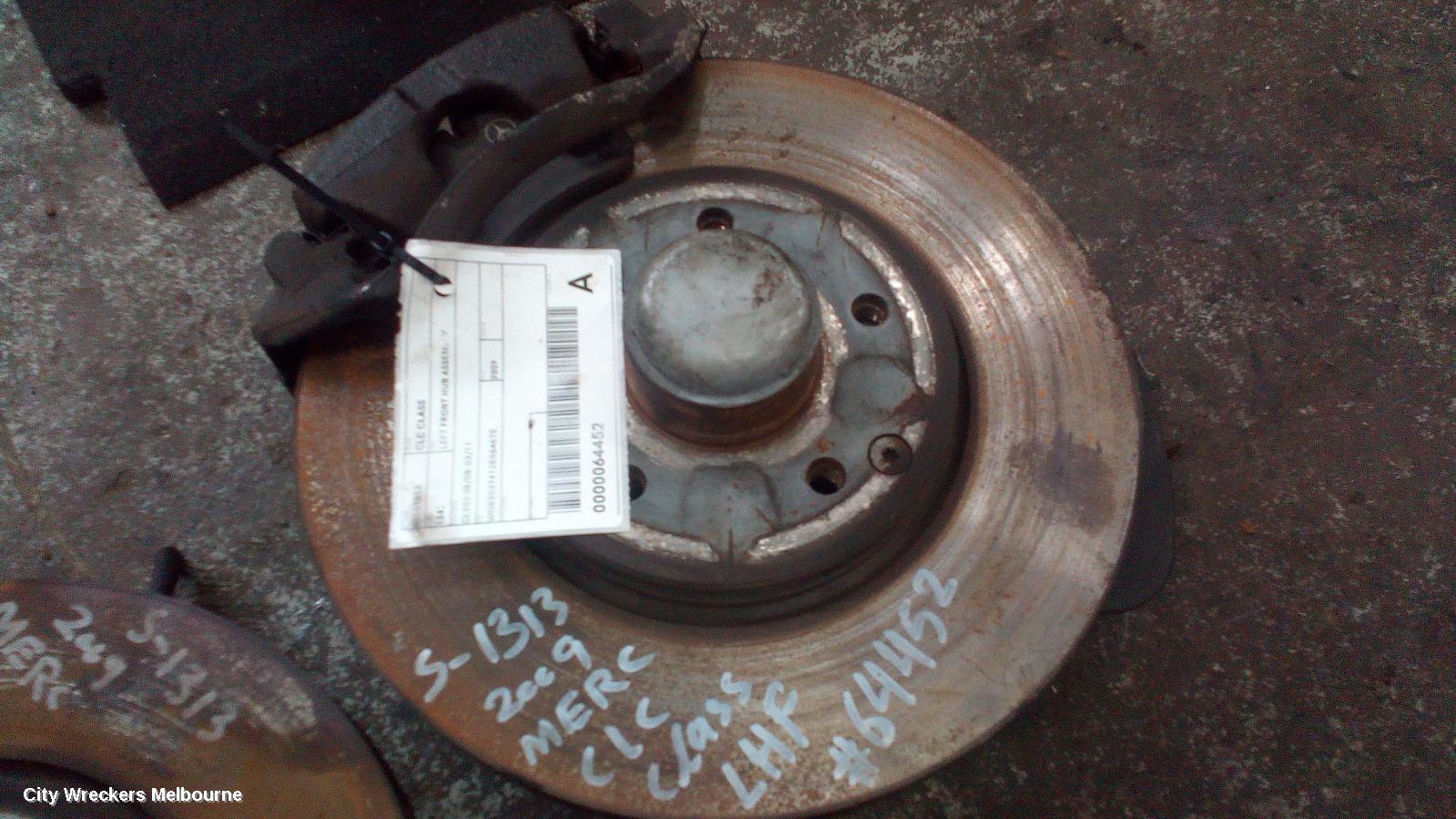 MERCEDES CLC CLASS LEFT FRONT HUB ASSEMBLY, CL203 08/2008 - 03/2011 - Image 2