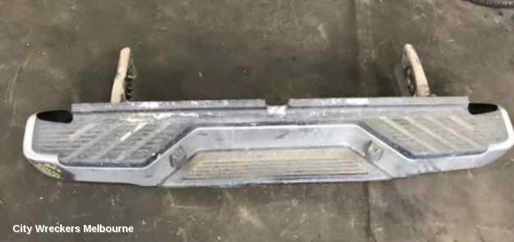 NISSAN NAVARA REAR BUMPER, D40 (VIN MNT), CHROME FACIA ONLY, 09/2005 - 08/2015 - Image 1