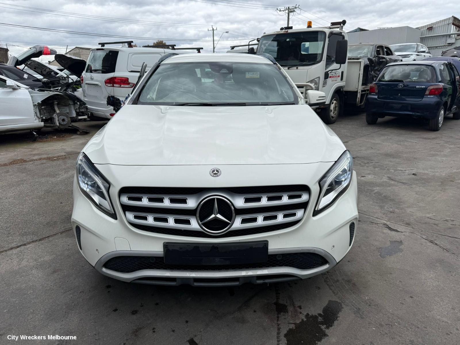 MERCEDES GLA CLASS REAR BUMPER, X156, NON AMG, W/ PARK SENSOR TYPE, 03/2017 - 01/2020 - Image 1