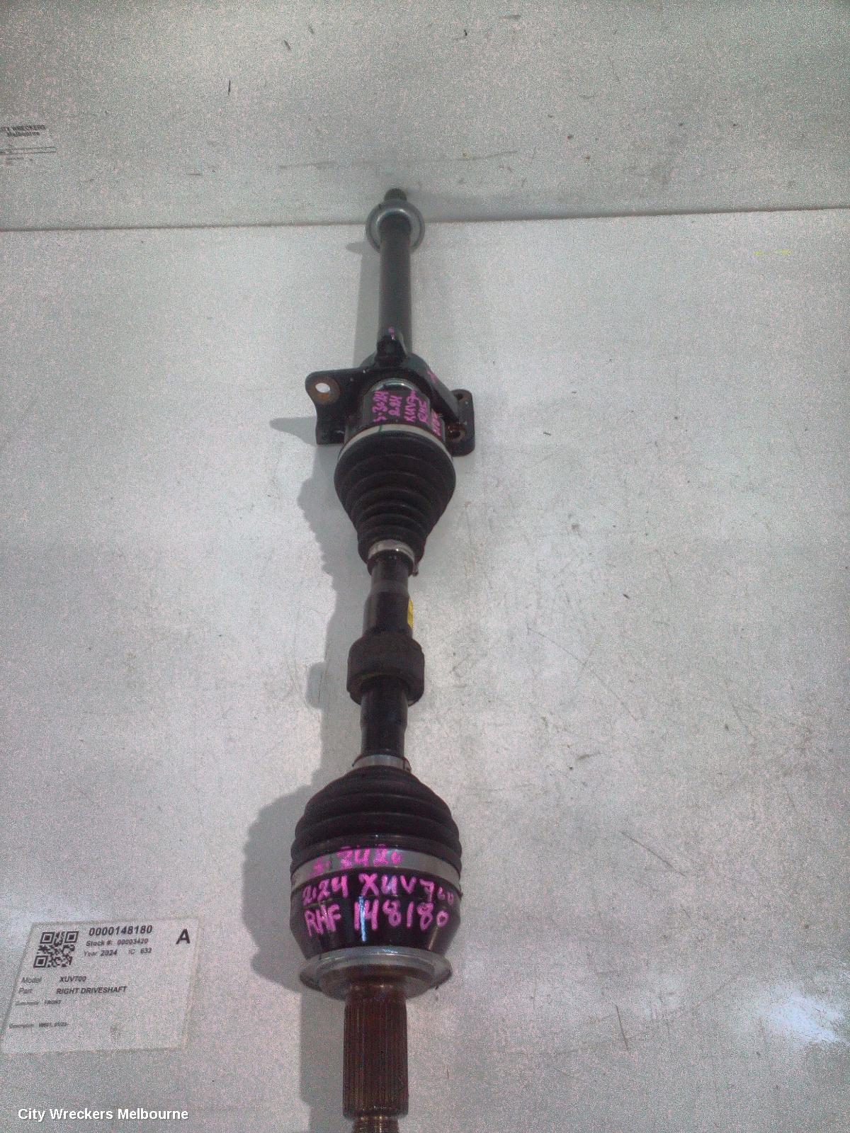 MAHINDRA XUV700 RIGHT DRIVESHAFT, W601, 01/2023 ONWARDS - Image 3