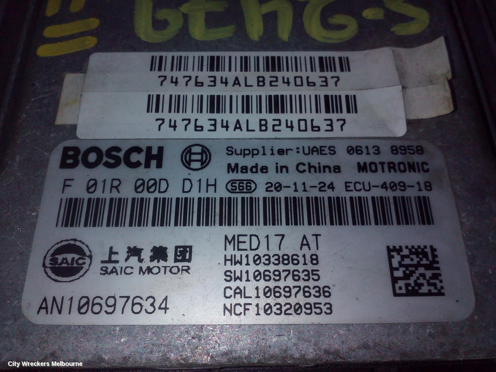 MG ZS ECU, ENGINE ECU, 1.0, PETROL, TURBO, ECU ONLY, AZS1, 09/2017 ONWARDS - Image 3