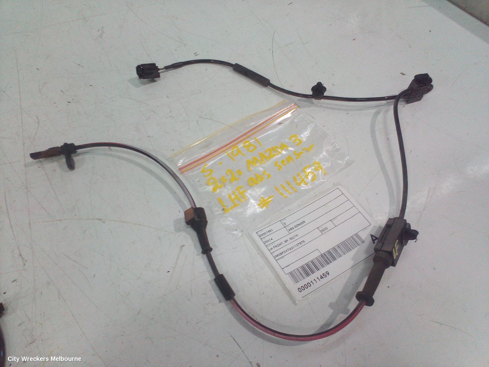 MAZDA 3 ABS SENSOR, LH FRONT, BP, 03/2019 ONWARDS - Image 3