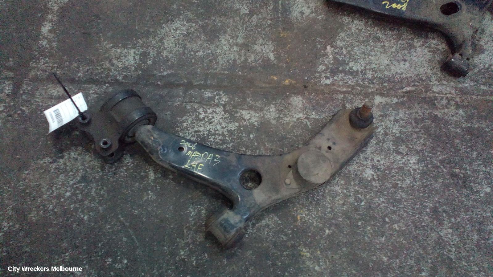 MAZDA 3 LEFT FRONT LOWER CONTROL ARM, BK, NON MPS/MPS, 01/2004 - 04/2009 - Image 1