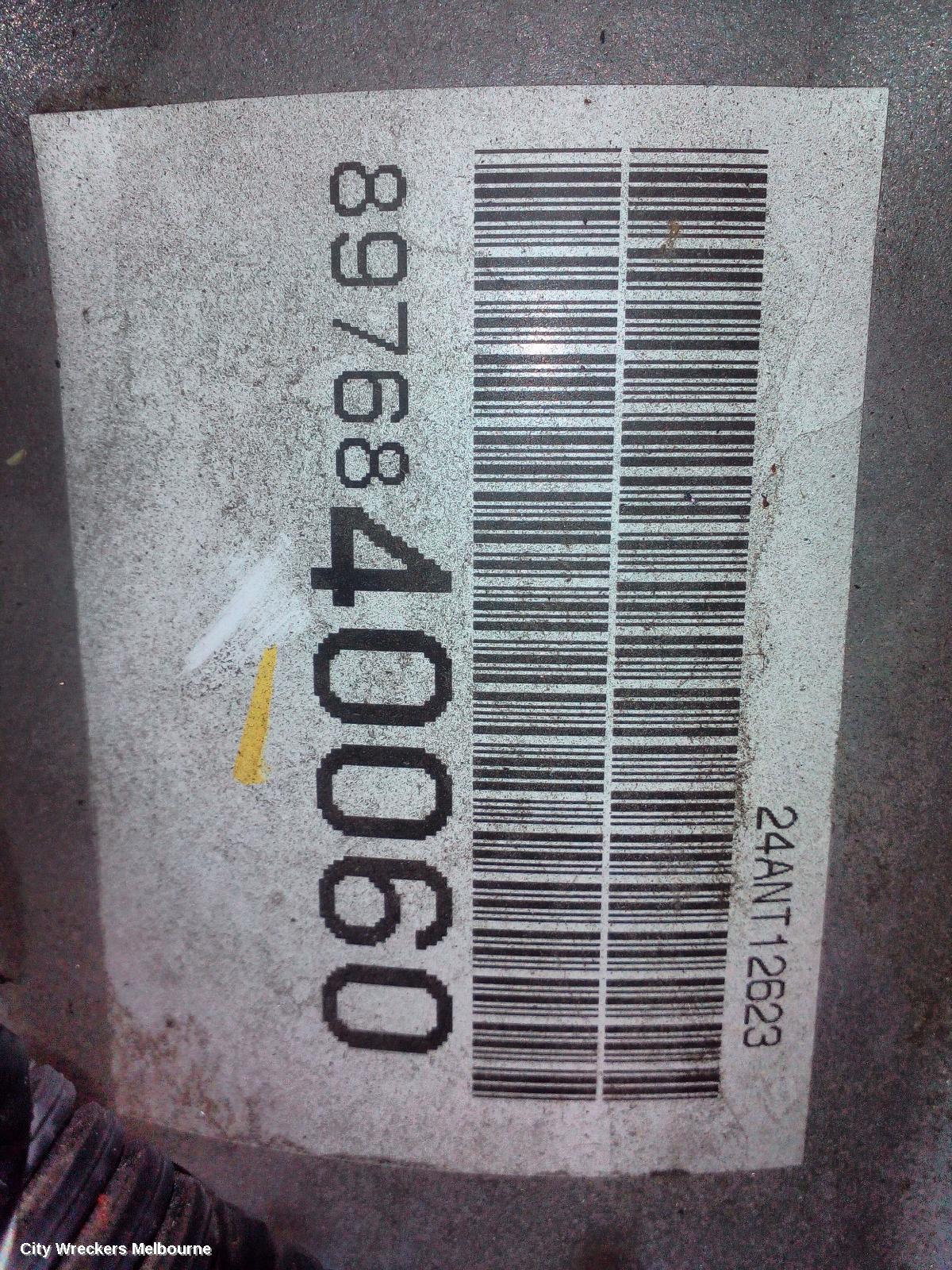 ISUZU DMAX TRANS/GEARBOX, AUTO, 2WD, DIESEL, 1.9, 6 SPEED, AWR6B45 II, RG, 07/2021 ONWARDS - Image 3