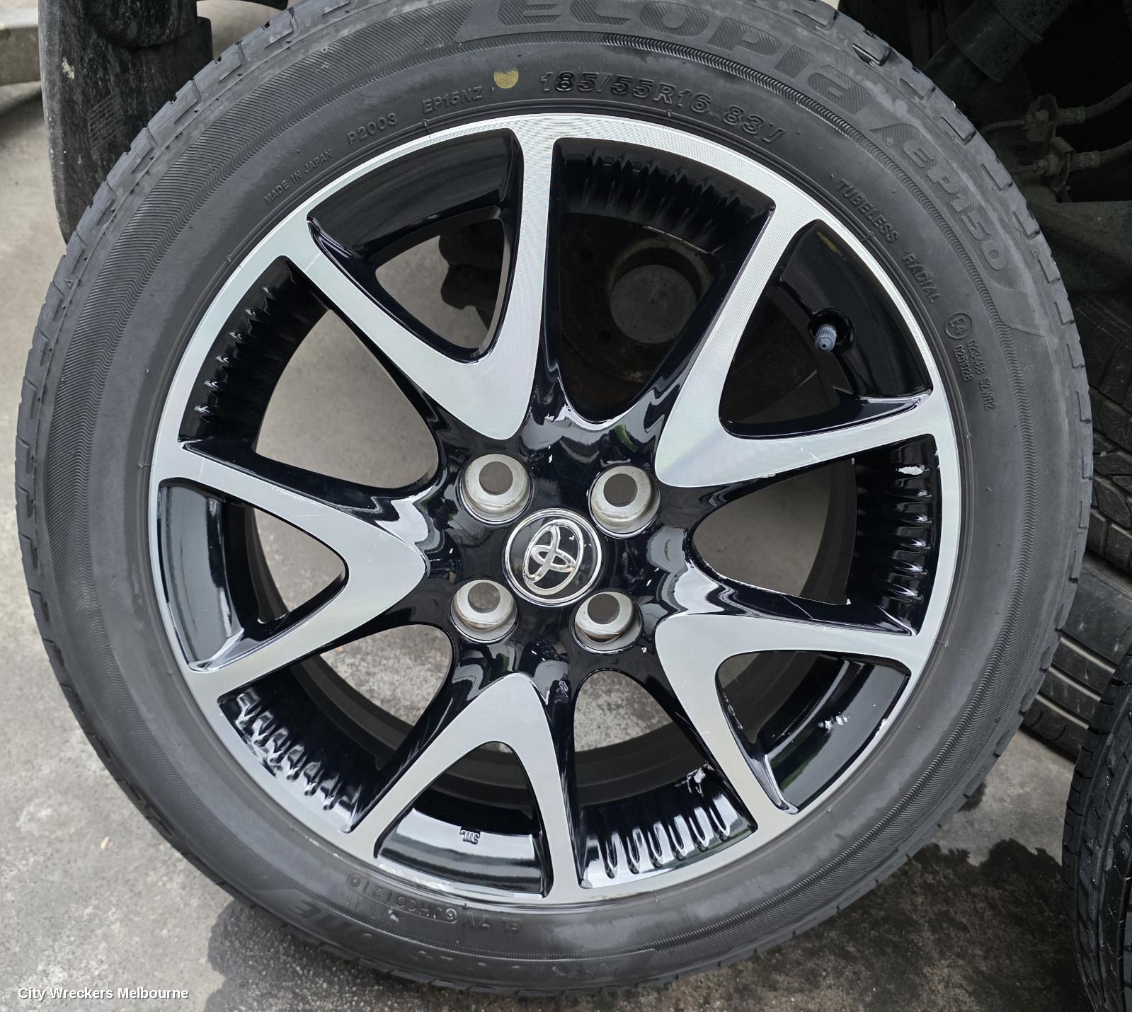 TOYOTA YARIS WHEEL MAG, FACTORY, 16X6IN, 5 V SPOKE, XP210 SERIES, 04/2020 ONWARDS - Image 1