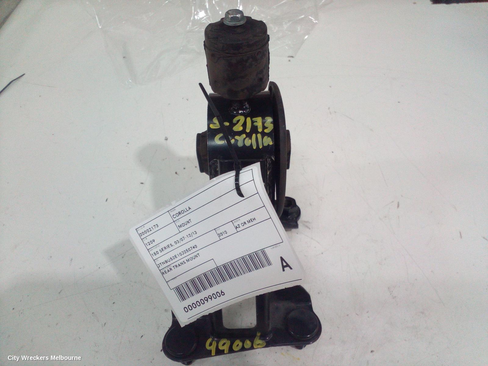 TOYOTA COROLLA MOUNT, 150 SERIES, 03/2007 - 12/2013 - Image 1