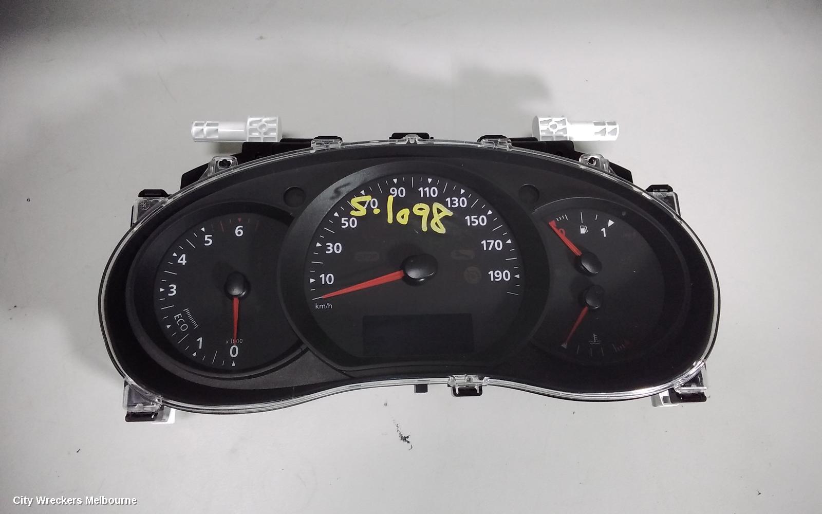 RENAULT KANGOO INSTRUMENT CLUSTER, INSTRUMENT CLUSTER, DIESEL, MANUAL T/M TYPE, X61, 09/2013 ONWARDS - Image 1