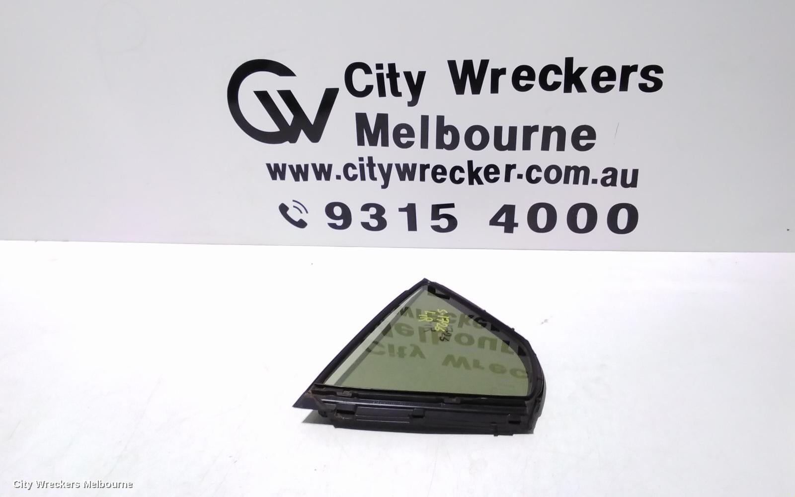 TOYOTA CAMRY LEFT REAR 1/4 DOOR GLASS, XV70, 09/2017 - 05/2024 - Image 1