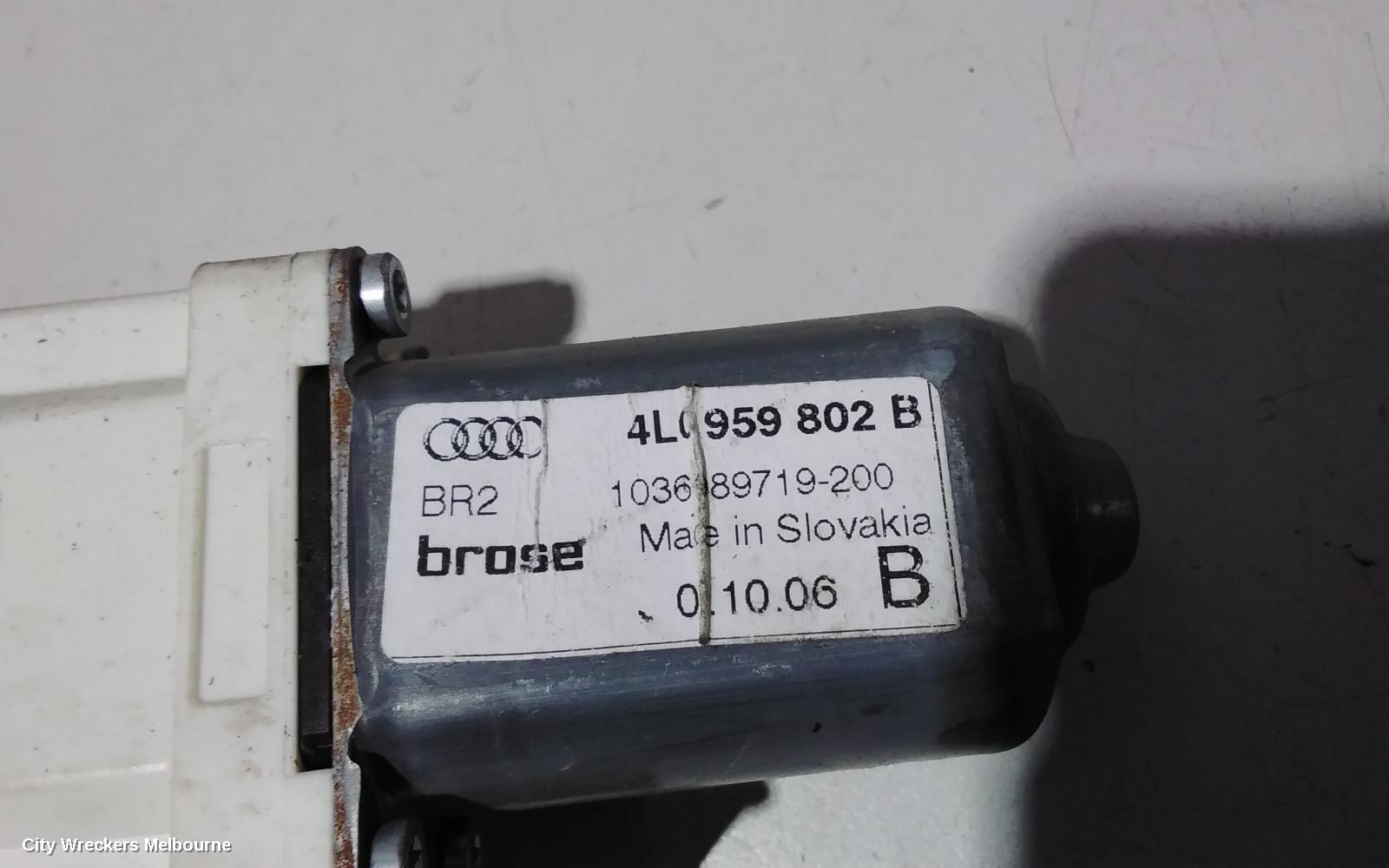 AUDI Q7 RIGHT FRONT WINDOW REG/MOTOR, 4L, 09/2006 - 08/2015 - Image 3