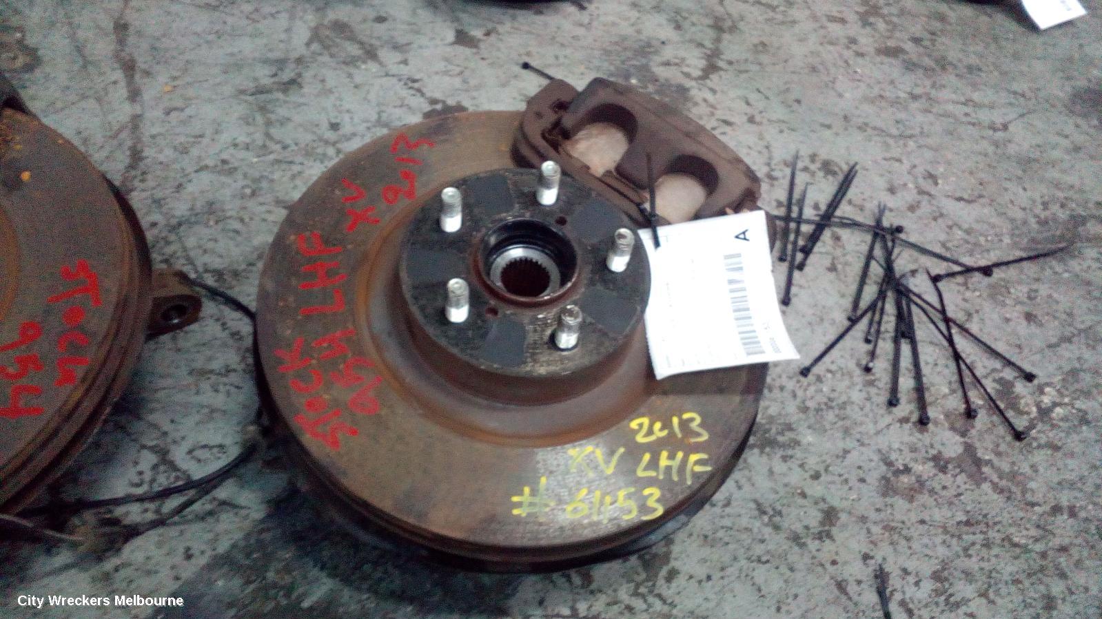 SUBARU XV LEFT FRONT HUB ASSEMBLY, G4X, 05/2012 - 10/2013 - Image 1
