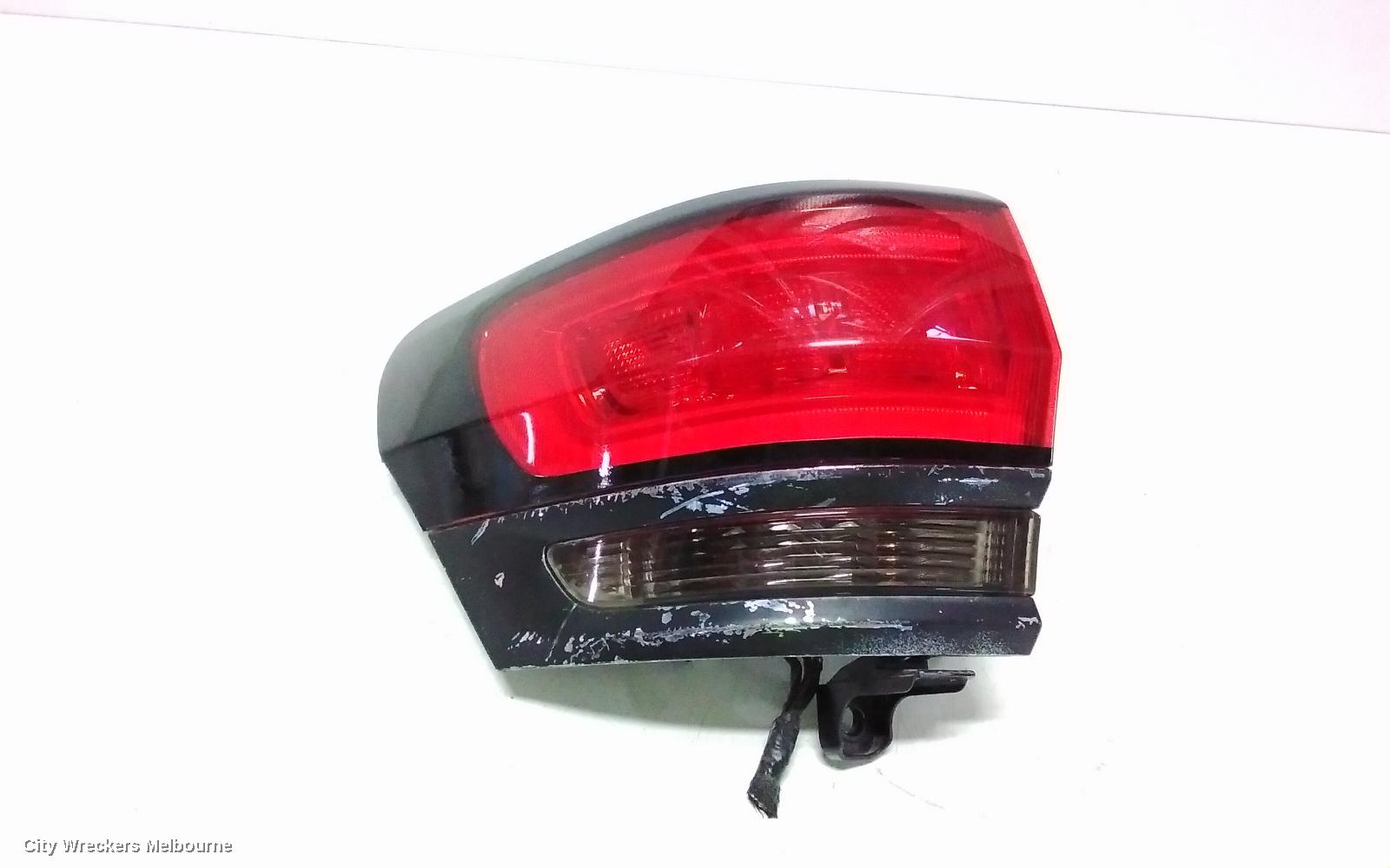 JEEP GRANDCHEROKEE LEFT TAILLIGHT, WK, SRT/75TH ANNIV/TRACKHAWK/BLACKHAWK, BLACK BEZEL, 04/2013 ONWARDS - Image 1