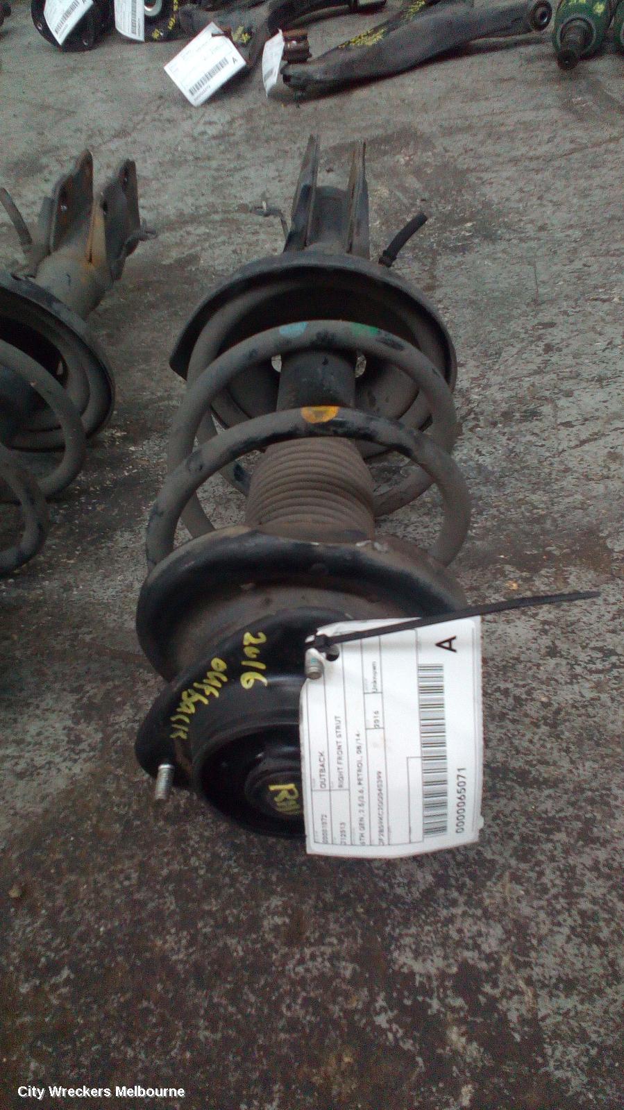 SUBARU OUTBACK RIGHT FRONT STRUT, 6TH GEN, 2.5/3.6, PETROL, 08/2014 ONWARDS - Image 1