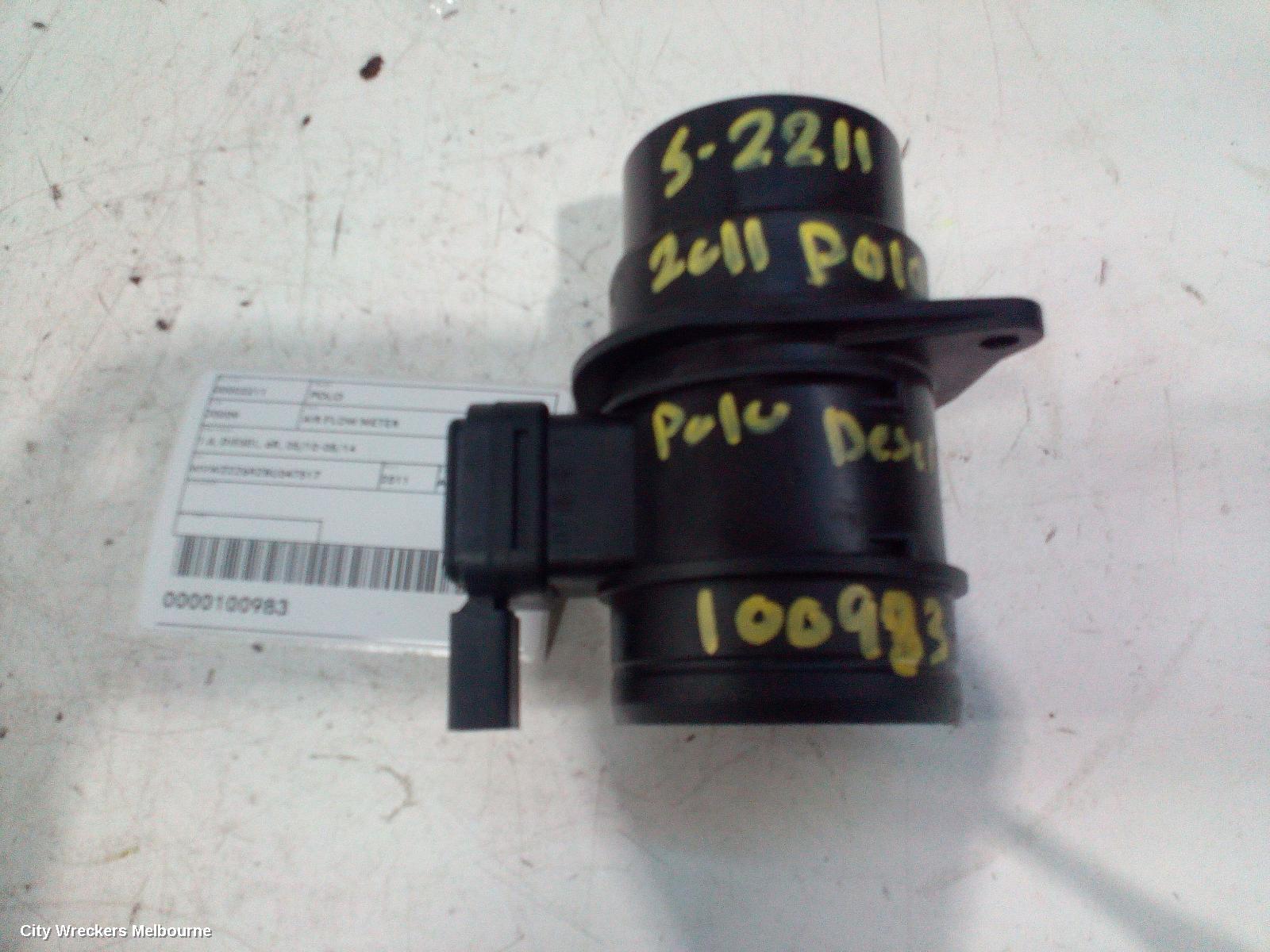 VOLKSWAGEN POLO AIR FLOW METER, 1.6, DIESEL, 6R, 05/2010 - 05/2014 - Image 1