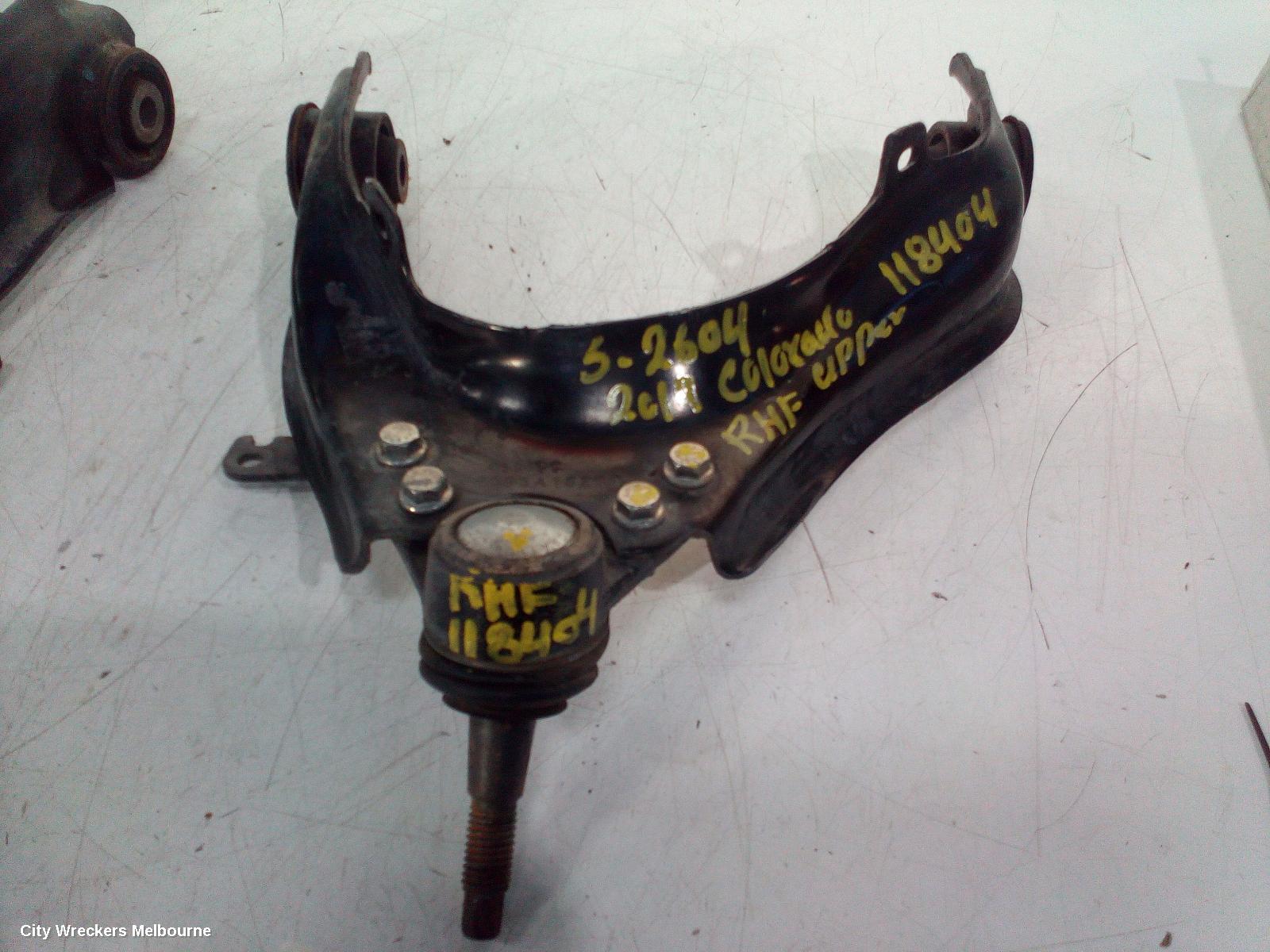HOLDEN COLORADO RIGHT FRONT UPPER CONTROL ARM, RG, 4WD, 06/2012 - 12/2020 - Image 2