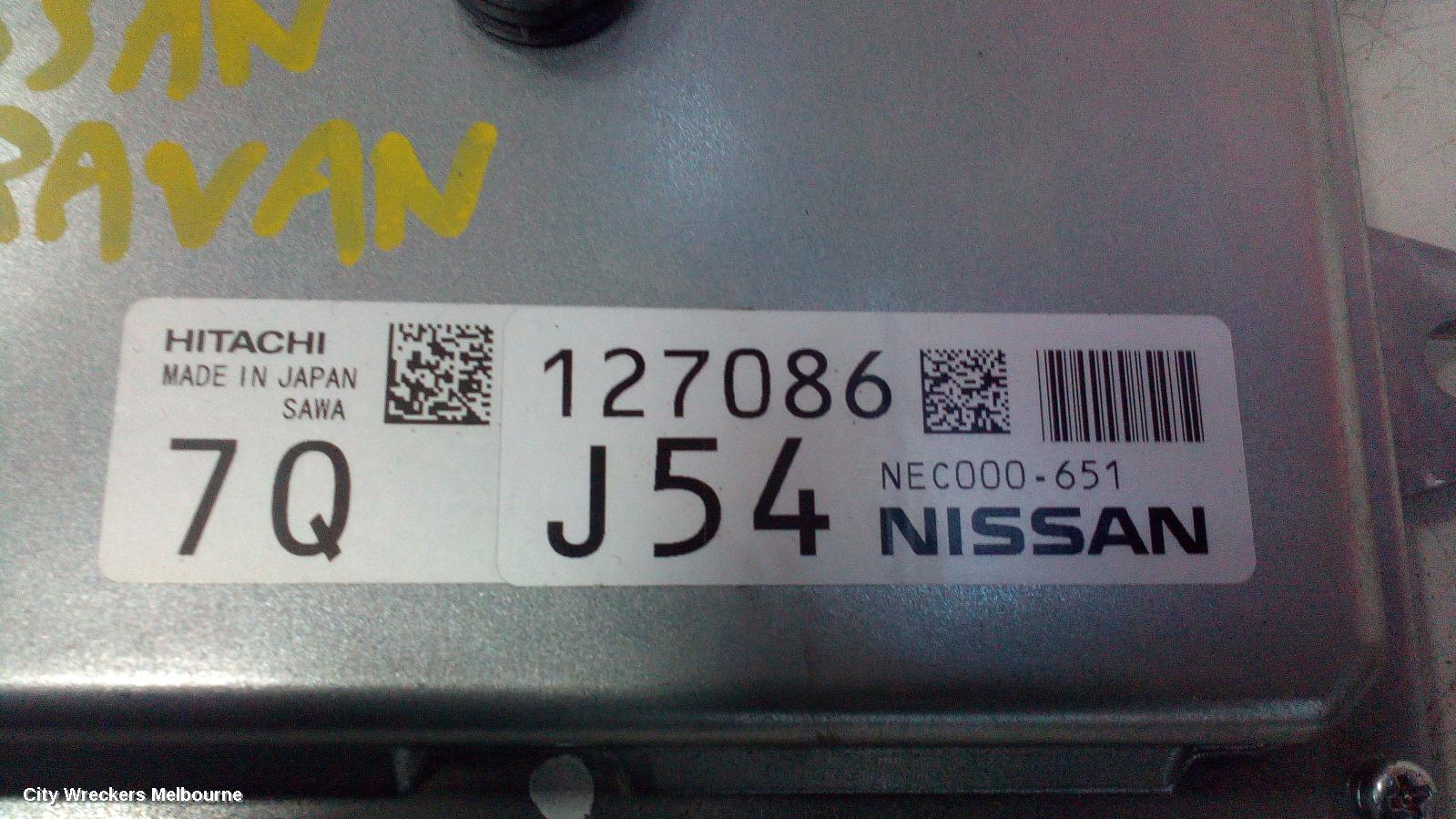 NISSAN NV200 (NZ ONLY) ECU, VAN 09- - Image 1