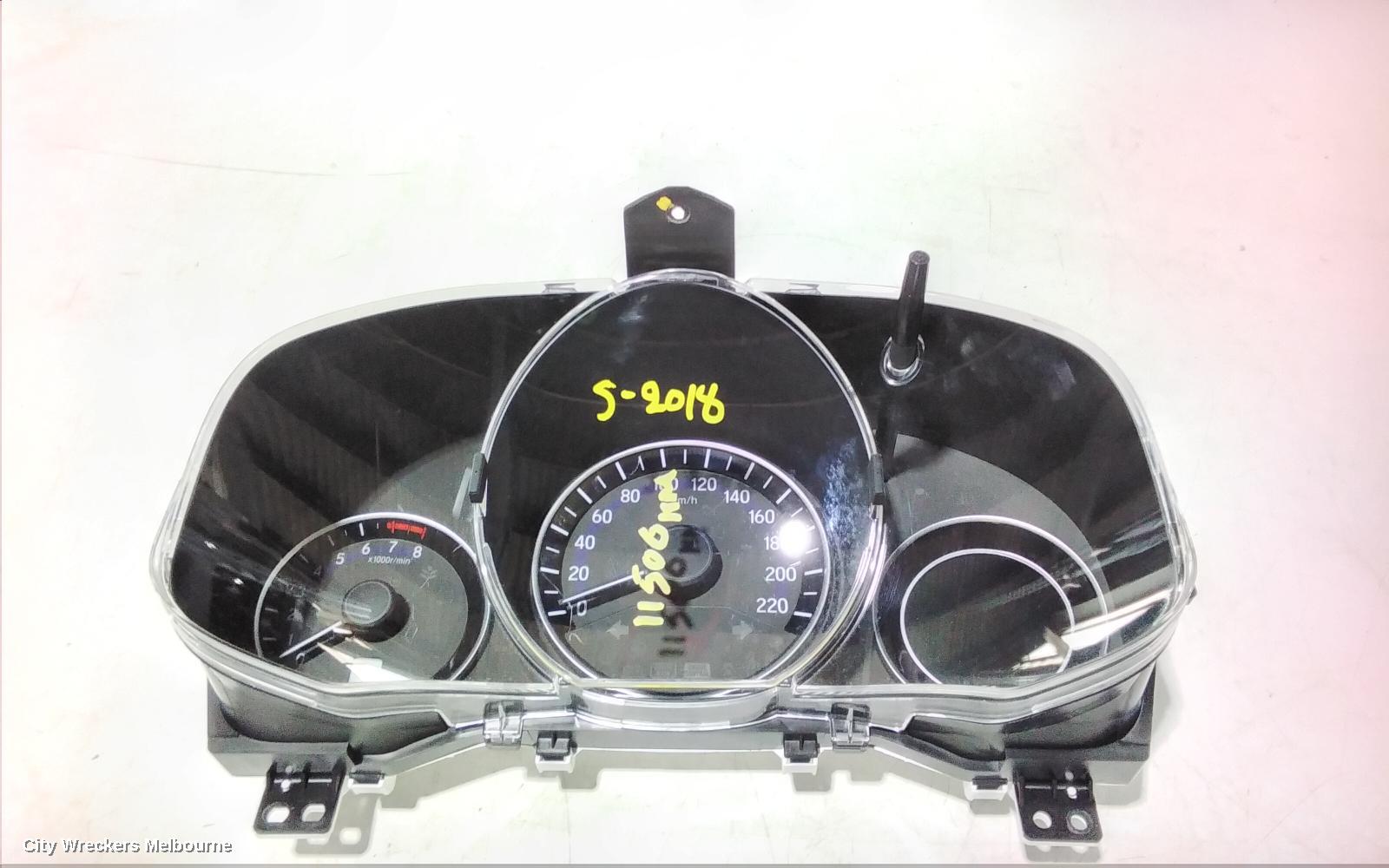 HONDA JAZZ INSTRUMENT CLUSTER, 1.5, AUTO T/M, GK/GF, 07/2014 - 12/2020 - Image 1