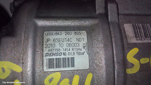 AUDI A4 A/C COMPRESSOR, B8 8K (A4), 2.0, PETROL, 02/2008 - 06/2012 - Image 1