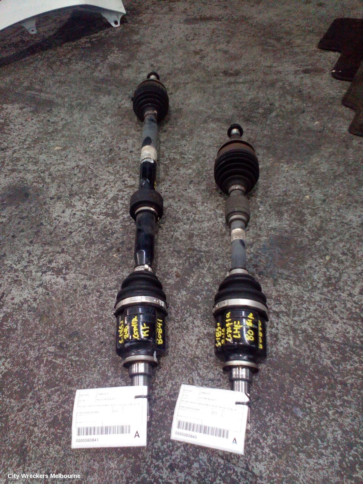 TOYOTA COROLLA LEFT DRIVESHAFT, ZRE182R, HATCH, NON HYBRID, AUTO T/M, 03/2015 - 06/2018 - Image 2