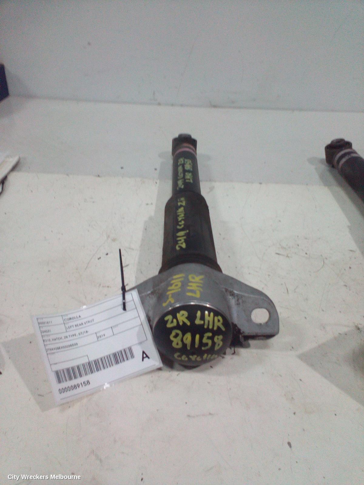 TOYOTA COROLLA LEFT REAR STRUT, E210, HATCH, ZR TYPE, 07/2018 ONWARDS - Image 1